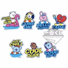 BTS BT21 이치 반 쿠지 TATA V 테테 아크릴 클립