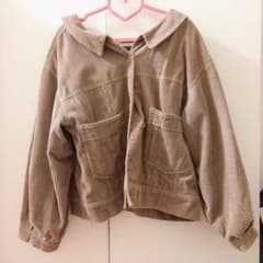 ※値下げしました。後ろレースアップコーデュロイジャケット wclosetのサムネイル