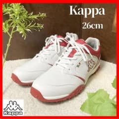 katochanpe ホワイトゴルフシューズ ジッパー付き ☆未使用/ホワイトレザー！【Kappa GOLF】カッパゴルフ ゴルフシューズ
