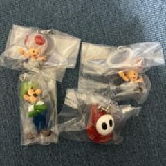 スーパーマリオ　めじるしアクセサリー　4点セット　ルイージ　ヘイホー　キノピオのサムネイル