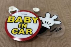 ディズニー　車用サインボード　Baby in car　 ベイビーインカーのサムネイル