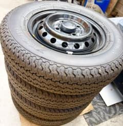 レ*ス様 軽トラ用タイヤホイール4本セット新車外し 送料込み - メルカリ