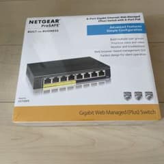 【新品未開封】 NETGEAR ハブ 8ポート GS108PE-300AJSのサムネイル
