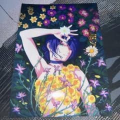 チェンソーマン　レゼと花2L写真　白い秋桜キーホルダーのサムネイル