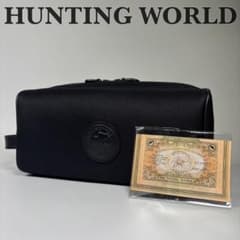 極美品 ハンティングワールド サファリトゥデイ セカンドバッグ