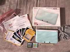 Nintendo 3DS LL ミントグリーン 本体のサムネイル