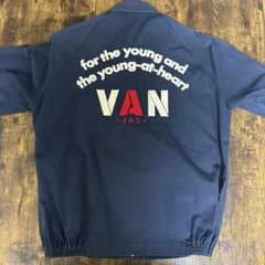 VAN JAC ナイロンジャケット ネイビー Mサイズ - メルカリ