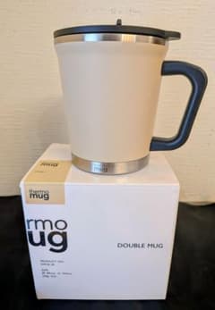 値引【新品未使用】thermo mug アイボリーのサムネイル