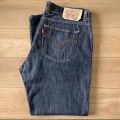 LEVI'S リーバイス 501ジーンズ デニムパンツ 濃紺 古着W36 Lのサムネイル