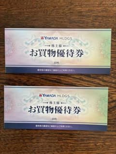 YAMADA ヤマダ電機 株主優待券 10,000円分(500円券×20枚)のサムネイル