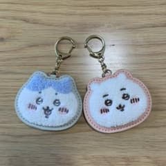 ちいかわハチワレ　ふわふわワッペンキーホルダーのサムネイル