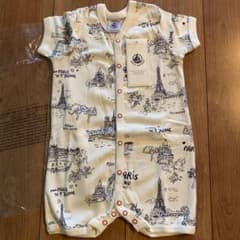 【タグ付新品】プチバトー67mロンパースのサムネイル