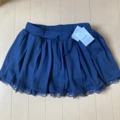 新品ACLENT アクレント　ネイビー プリーツスカートのサムネイル