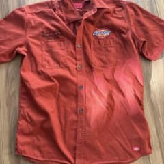 Dickies ワークシャツ 半袖 XLサイズ レッドのサムネイル