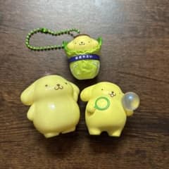 ポムポムプリン マスコット キーホルダー 3点セットのサムネイル