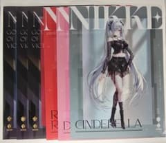 승리의 여신 NIKKE 클리어 파일 로손 콜라보레이션 6종 세트