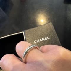 シャネル シルバーリング ココマーク刻印 13.5号 CHANEL - メルカリ