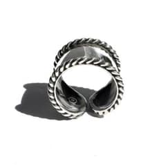Sterling Silver cable Ring Vintage #11のサムネイル