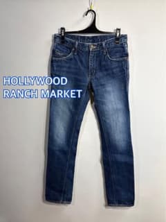 HOLLYWOOD RANCH MARKET BLUE BLUE ジーンズW30