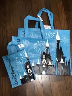 ディズニーワールド  ショッピングバッグ S,M, L 3枚セットのサムネイル