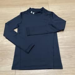 Under Armour ColdGear ブラック アンダーシャツ YLGのサムネイル