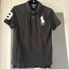 希少Polo RalphLaurenビッグポニー ブラックXSトップスポロシャツのサムネイル