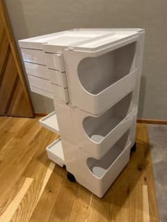 B-LINE　ボビーワゴン　3段3トレイ　ホワイトのサムネイル