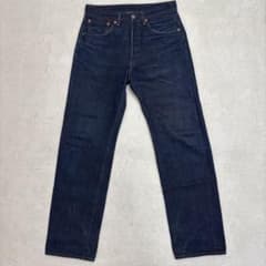 Levi's501 USA製 w31 先染め ブラック 赤文字 フェード|mercari