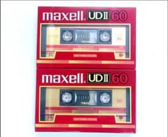 未使用品マクセル　UDⅡ６０分２本セットのサムネイル