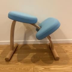 バランスラボ バランスチェア バランスイージー ライトブルー 中古品