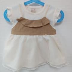 petit main フリル付きワンピース 90センチ