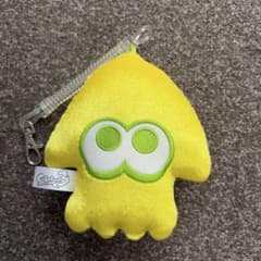 Splatoon 3 오징어 패스 케이스 릴 포함 봉제 장난감 선 아트