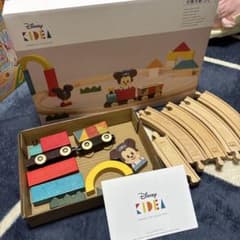 KIDEA ディズニー TRAIN&RAIL ミッキーマウス つみき 木製玩具 - メルカリ