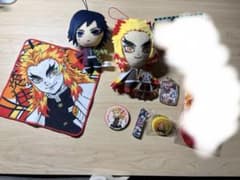 鬼滅の刃 煉獄杏寿郎、冨岡義勇ぬいぐるみキーホルダー、その他鬼滅の刃グッツのサムネイル