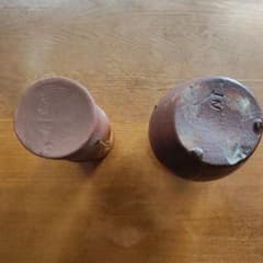 【伝統工芸品】福井越前焼　ヴィンテージ左近窯　2点セットのサムネイル