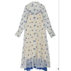 新品完売【Ameri Vintage】DOT FLOWER VEIL DRESS - メルカリ
