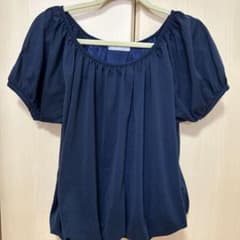 シフォントップスネイビー紺色Mバルーンのサムネイル