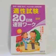 公務員試験 適正試験 適正 20日間ワーク 就職 テストのサムネイル