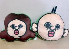パンパンくんの日常 ダイカット　クッション　２種セット
