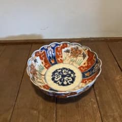 古伊万里 色絵 輪花鉢 染付 鉢 陶磁器 古伊万里 色絵 輪花鉢 染付 鉢 陶磁器 - メルカリ
