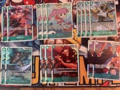 【即日発送】ワンピースカード 緑SR 引退 まとめ売り 緑ミホークデッキパーツのサムネイル