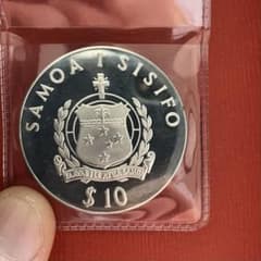 クック諸島】10ドル 大型銀貨プルーフ 1980年10ドル サモア 銀貨 ワールド – 1994［B-0000406］ プルーフ コレクション