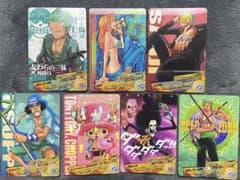ワンピース ARカードダス　ゾロ　ナミ　サンジ　麦わらの一味　セット　絶版 希少 ワンピース ARカードダス ゾロ ナミ サンジ 麦わらの一味 セット 絶版