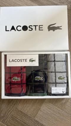 LACOSTE タオルハンカチ3枚セットのサムネイル