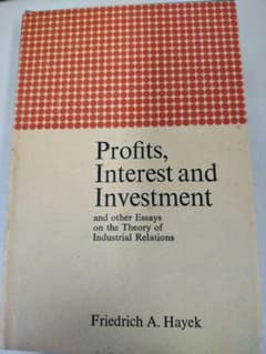 ハイエク Profits, Interest and Investmentのサムネイル