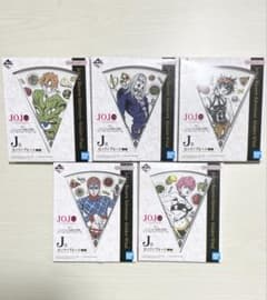 一番くじ ジョジョの奇妙な冒険 J賞 ピッツァプレート 5種セットのサムネイル