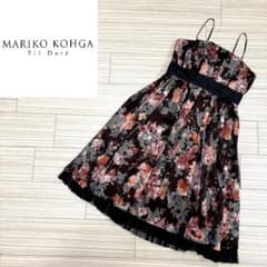 セール中❣️新品MARIKO KOHGAマリココウガカラードレス38号 美品】MARIKO KOHGA マリココウガ ドレス 花柄 レースアップ 42 - メルカリ