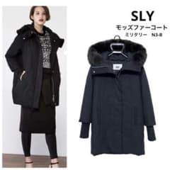 ♡美品♡ レア00s SLY ファー ブラックモッズコート平成ギャル - メルカリ