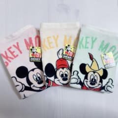 Disney 미키 마우스 90주년 기념 수건 손수건 3장 세트