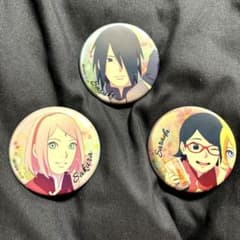 NARUTO 나루토 볼트 메탈 배지 캔 배지 인연 시리즈 우치하 집